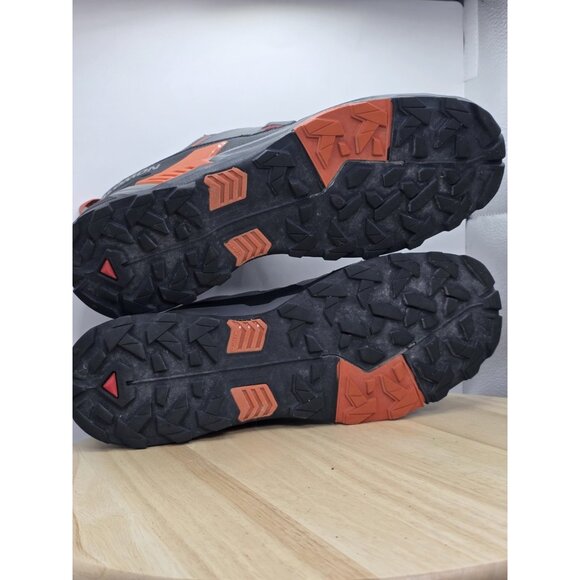 Salomon X Ultra 5 Mid GTX Men's 12 Hiking Shoes, Asphalt/Castlerock/Burnt Ochre - Picture 10 of 11